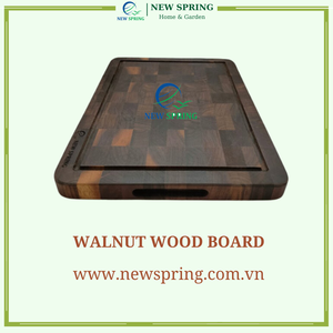 Planche à découper en bois de noyer personnalisée de qualité supérieure fabriquée au Vietnam bloc à découper de cuisine en gros - Product Image 6