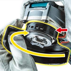 Amoladora Angular Inalámbrica de 40V Max Li-ion XGT de 125mm, Forma de Disco, Baterías y Cargadores No Incluidos - Product Image 2