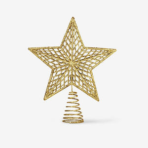 Diseño único Metal Navidad oro árbol Topper para la decoración del árbol de Navidad Fabricante por encargo al por mayor de metal artificial - Product Image 6