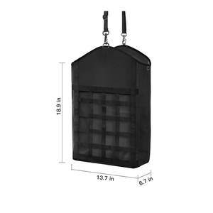 ถุงตาข่ายคลุมหญ้าแห้งสำหรับม้าสี่ด้านพร้อมสายรัดสำหรับแขวนกระเป๋าใส่อาหารม้า - Product Image 5