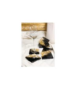 Sous-verre en résine épaisse offrant un soutien fiable pour les boissons chaudes, préservant efficacement la qualité de la surface de la table - Product Image 1