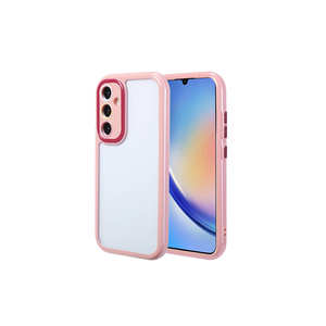 Coque de téléphone en silicone de luxe pour Samsung Galaxy A34 7 Plus A55 11Pro A72, protection de l'appareil photo, bord coloré, coque vitamine - Product Image 1
