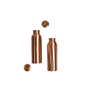 Bouteille en cuivre à thème fantaisie, design martelé décoratif, bouteille d'eau en cuivre pour boire et l'eau, ventes chaudes, faible MOQ à bon prix - Product Image 4