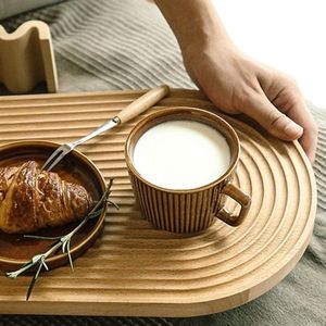 Bandeja de Madera Natural de Alta Calidad con Diseño de Flores Pintadas a Mano, 99% Oro, de Ho Chi Minh City, Modelo Jenny - Product Image 4