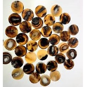 กระดุมลายวัวและเขาควายกระดุมธรรมชาติสีสันสดใสสำหรับใส่เสื้อผ้า - Product Image 3