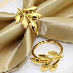 Anillo para Servilletas de Aluminio de Estilo Moderno, de Gran Calidad a un Precio Razonable, Diseño Limpio, Accesorio de Mesa para las Tendencias Actuales en Comedor - Product Image 1