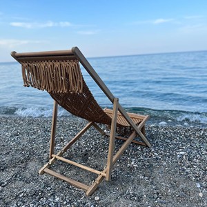 Handcrafted Stylish Macrame Handheld Boho Beach Chair 100% Cotton <b>Rope</b> Direct from wholesaler Lowest Price - Product Image 2