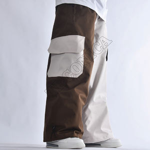 2025 nouvelle mode unisexe Ski Snowboard pantalon taille haute imperméable respirant vêtements de plein air personnalisé fermeture à glissière salopette - Product Image 1