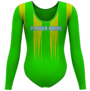 Justaucorps de gymnastique de compétition de conception personnalisée 2025 fille bleu gymnastique radiante - Product Image 3