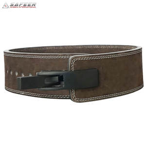 Équipement de sécurité d'entraînement de puissance de gymnastique bon marché personnalisé de haute qualité ceinture de levier d'haltérophilie en cuir avec support dorsal - Product Image 6