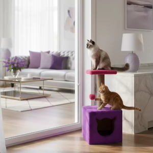 Grattoir pour chats Amistar Plum Candy de haute qualité, adapté à tous les types et tailles de chats. - Product Image 6