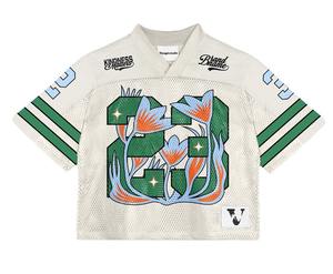 OEM Personnalisé Sublimation de Haute Qualité Impression Streetwear Boxy Mesh Retro Soccer Jersey Design Maillot de Football Américain pour Hommes - Product Image 4