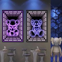 Enseigne Boîte Lumineuse LED Personnalisée Effet Miroir Abyssal, Décoration Magique Sol de Danse Effet Mille Couches Illusion Infinie