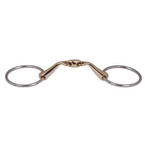 Balding Gag Jointed Bit W Cuprium Link Productos ecuestres snaffle bit para caballos equipo de caballos más vendido 2024 - Product Image 3