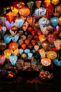 Unique Design Silk <b>Lantern</b> Vietnam Handmade Decorative <b>Light</b> Unique Design Silk <b>Lantern</b> Perfect For Export Distribution - Product Image 2