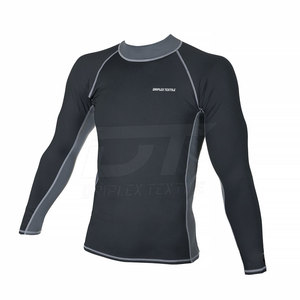 Custom Made Simple Plain Blank Color sólido Rash Guard Venta caliente MMA Rush Guard Ropa deportiva Rash Guards - Product Image 1