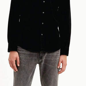 2023 Casual <b>Mens</b> <b>Shirt</b> Solid <b>Shirts</b> 100% Cotton Breathable Long Sleeve <b>Shirts</b> for <b>Men</b> Accept OEM - Product Image 3