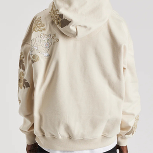 Sweat à capuche épais brodé Streetwear pour hommes de qualité supérieure pour hommes sweat à capuche thermique coton votre logo - Product Image 6