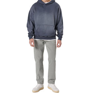 Sudaderas con capucha de algodón de alta calidad para hombre con logotipo personalizado, fábrica al por mayor, fabricación de lana de invierno barata de Pakistán - Product Image 1