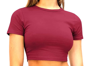 Custom Logo Front Women's Satin Ribbed Breathable Eco-Friendly O-Neck Crop Tank <b>Top</b> Summer Casual - Product Image 6