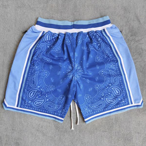Usine directe en gros nouveau Style hommes maille Shorts respirant tendance solide mi brodé Technique pure qualité chaude - Product Image 5