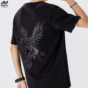 Camisetas Bordadas Personalizadas de Alta Calidad para Hombre, Nuevo Diseño, Estilo Ringer, Ropa Casual Deportiva, Transpirable - Product Image 2