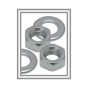 ราคาแข่งขัน น็อตเหล็กเคลือบสังกะสี แหวนรองน็อต น็อตหกเหลี่ยม OEM ขายส่ง บรรจุภัณฑ์ถุงพลาสติก โรงงานเวียดนาม จำนวนมาก - Product Image 1