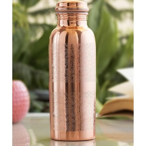 Botellas de cobre auténticas-Cobre puro 100% para una buena salud, hecho artesanalmente, para exportación a granel. - Product Image 3