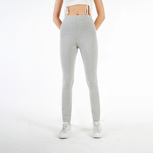 Leggings en coton taille haute personnalisés pour femmes, pantalons de yoga extensibles, collants souples pour le fitness, la gym, l'entraînement et les loisirs, OEM - Product Image 1