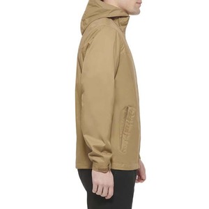 Best Selling Men's High Street Style Nylon Rain <b>Jackets</b> Custom Plain <b>Lightweight</b> Waterproof Windbreakers for Canvas Coating - Product Image 4