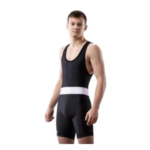 Ensemble de singlet de lutte personnalisable pour adultes, impression par sublimation sur le devant, extensible, respirant, séchage rapide, durable, arts martiaux - Product Image 2