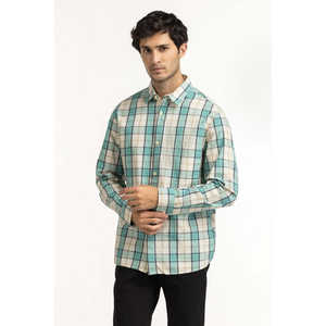 Camisas Casuales para Hombre, 100% Algodón, Doble Botonadura, Satén, Colección Verano, Corte Regular - Product Image 3
