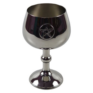 Gobelet à vin en acier inoxydable brillant argenté étoile de David, verres à champagne, gobelet à vin en acier plaqué argent, vente chaude - Product Image 1