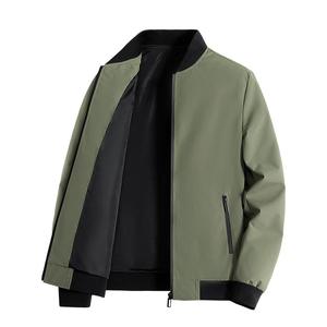 Veste de direction décontractée haut de gamme avec logo personnalisé OEM vêtements de printemps pour hommes veste de style mince pour papa - Product Image 1