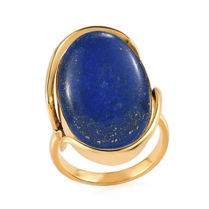 Bague en Lapis Lazuli audacieuse de style vintage la plus demandée Bague en pierre bleu royal pour la croissance spirituelle disponible en vrac - Product Image 4