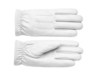 ถุงมือหนังสำหรับพิธีการของผู้ชาย QUICK WAY INDUSTRIES รุ่น Honor Guard ป้องกันการกระแทก ปลายตรง ผิวสัมผัสแบบมีเท็กซ์เจอร์ ยืดหยุ่น เหมาะสำหรับงานพิธีการ - Product Image 1