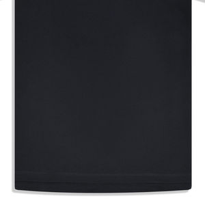 Polo informal ecológico de algodón de alta calidad 100% para hombre, diseño de patrón sólido, estilo Piqué liso negro, Technics Plain - Product Image 3