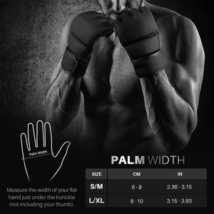 ถุงมือมวยมืออาชีพการออกแบบที่กําหนดเองหนังถุงมือมวยการฝึกอบรมถุงมือ MMA ต่อสู้ซ้อม - Product Image 3