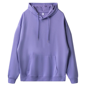 Prix de gros fait noir unisexe personnalisé lourd Hoodies brodé hommes Hoodies Premium pas cher vierge polaire coton à capuche - Product Image 1