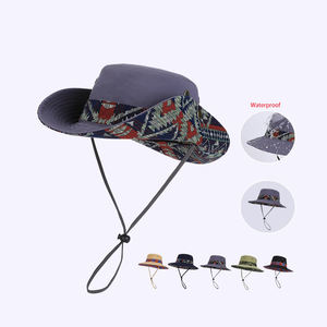 Sombrero <span class=keywords><strong>de</strong></span> Pescador <span class=keywords><strong>de</strong></span> Mezclilla Estilo Bohemio, <span class=keywords><strong>de</strong></span> Ala Ancha, para Aventuras al Aire Libre, Senderismo, Pesca, Protección Solar Unisex - Product Image 1