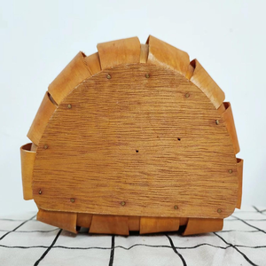 Cesta de flores colgante pequeña bohemia de alta calidad, cesta de almacenamiento de cocina con asa hecha a mano de Vietnam Factory B2B - Product Image 2