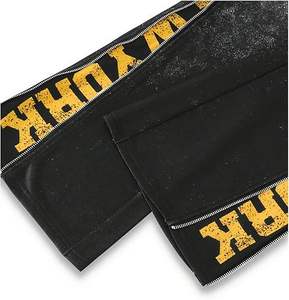 Pantalons cargo vêtements pour hommes Pantalons de survêtement évasés lavés avec fermeture à glissière et cordon de serrage Pantalons de jogging empilés avec poches - Product Image 5