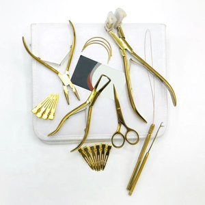 Herramientas para el cabello Cinta profesional en extensiones de cabello Alicates Extensiones de trama de acero inoxidable Cinta de sellado Alicates de abrazadera - Product Image 2