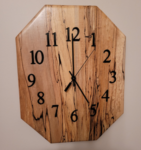 นาฬิกาแขวนไม้ทำมือของขวัญคริสต์มาสนาฬิกาแขวนผนังไม้งานฝีมือทำจากไม้มะม่วง - Product Image 3