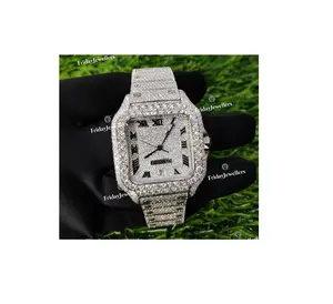 Alibaba Top Seller Supplier Manufacturer Wholesaler Exporter Good Price Vvs Icedout Hiphop Watches For Men Women Unisex Couple