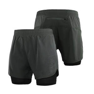 Mens Athletic <b>Shorts</b> 2-in-1 Gym Workout Running 7'' Liner <b>Shorts</b> With <b>Towel</b> Loop - Product Image 3