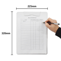Porte-documents magnétique UCI Strong Back avec surface d'écriture en carton rigide, format A4, style classeur
