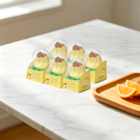 En gros, Crème glacée exotique en forme de fruits, saveurs banane, pêche, litchi, mangue, fraise, raisin, saveur chocolat aux fruits, et crème glacée virale en forme de fruits
