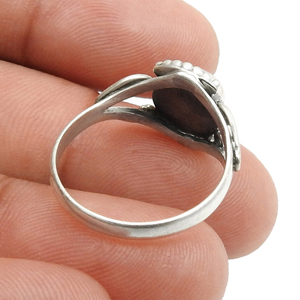 Nueva llegada de alta calidad joyería al por mayor 925 plata esterlina turquesa natural piedra preciosa estilo clásico anillo joyería hecha a mano - Product Image 4
