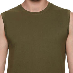 Débardeurs sans manches pour hommes, vêtements de sport, fabrication en usine, logo personnalisé pas cher, coupe musclée, grande taille, respirant, décontracté - Product Image 6